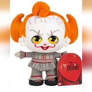 🐰Jazwares Warner Bros. IT 8-Inch Pennywise Plush - Super-Soft, Eerie,& Huggable